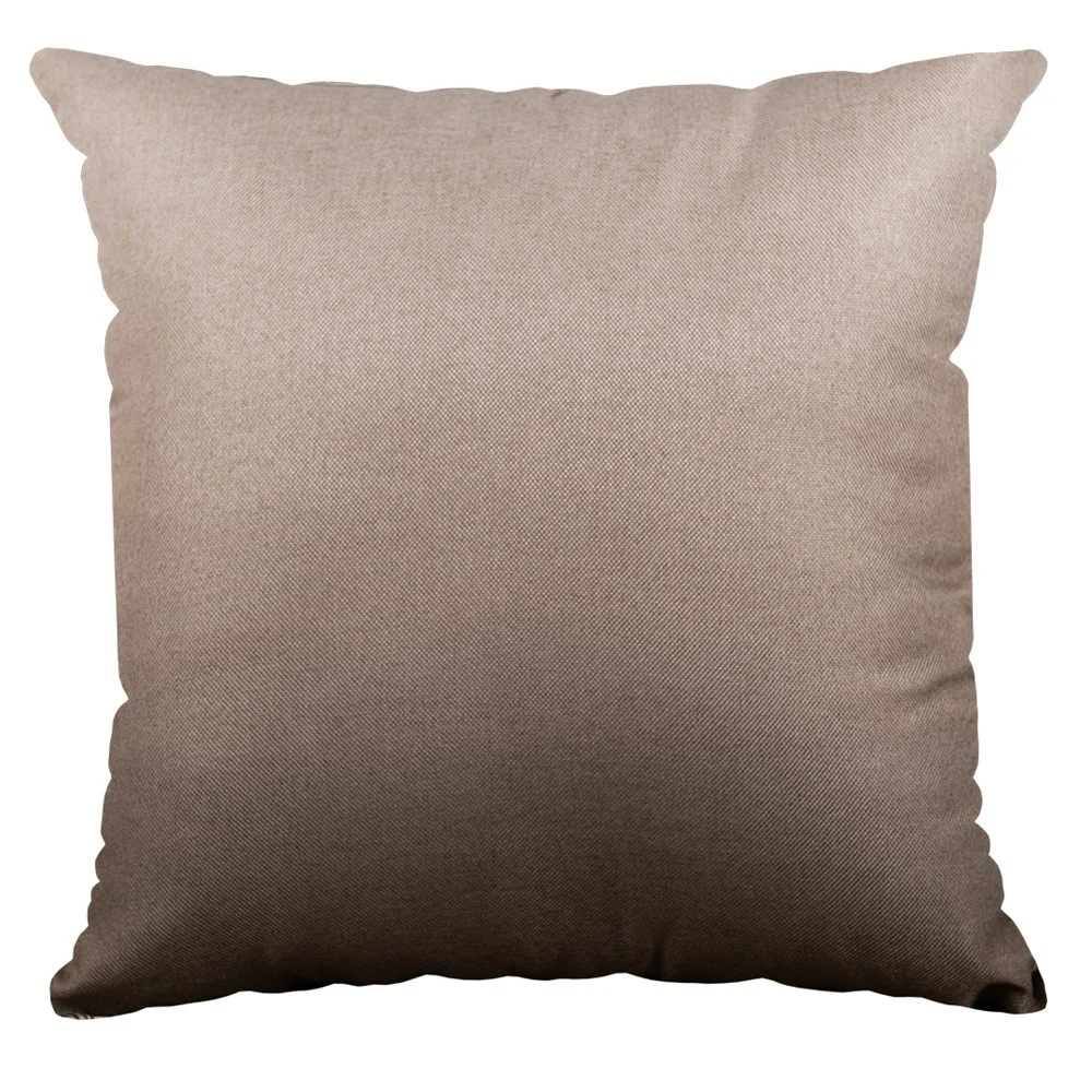 Capa para Almofada Rustic Linen 43x43 Bege Capuccino sala 119 Belchior