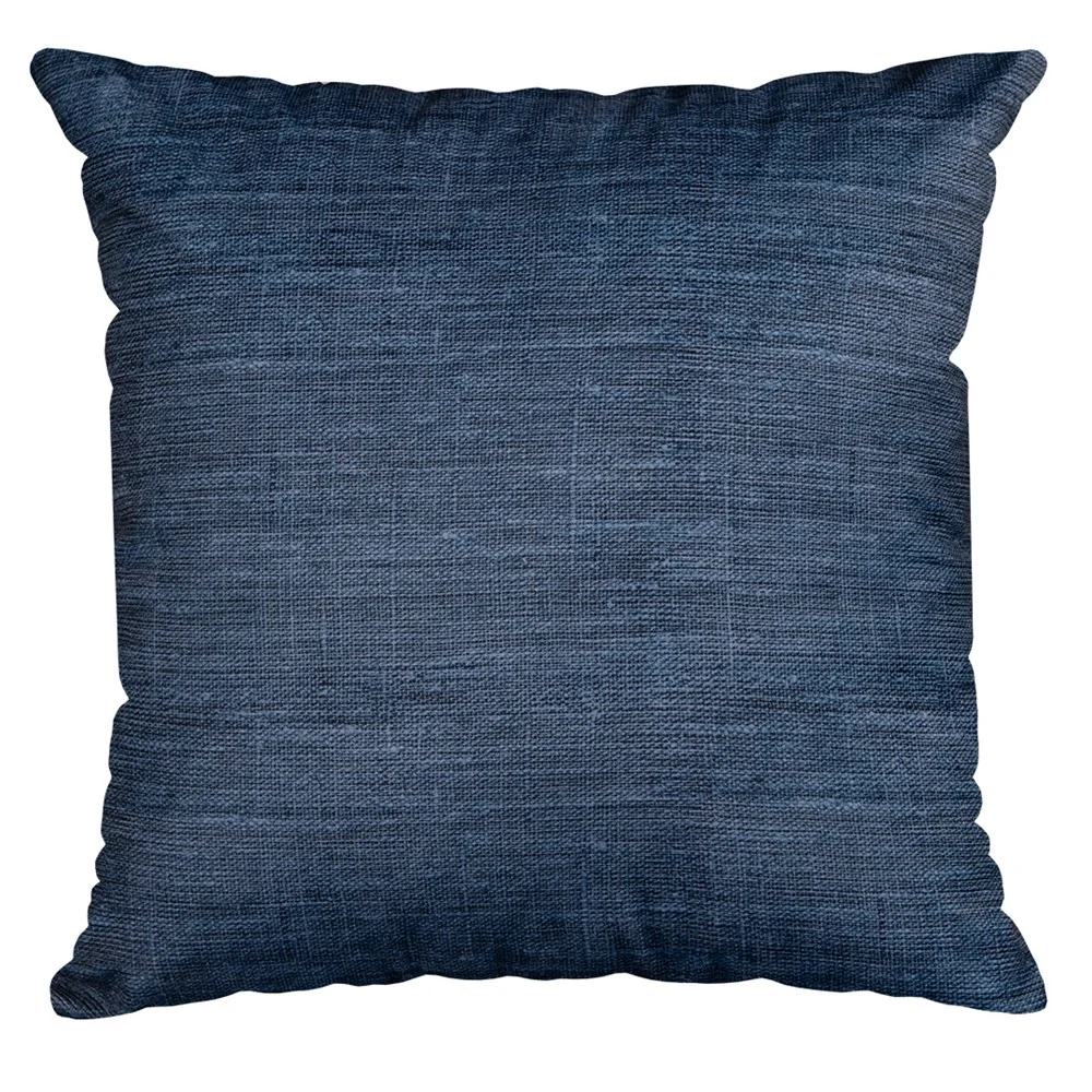 Capa de Almofada Velveteen 43x43 Azul profundo sala 835 Belchior