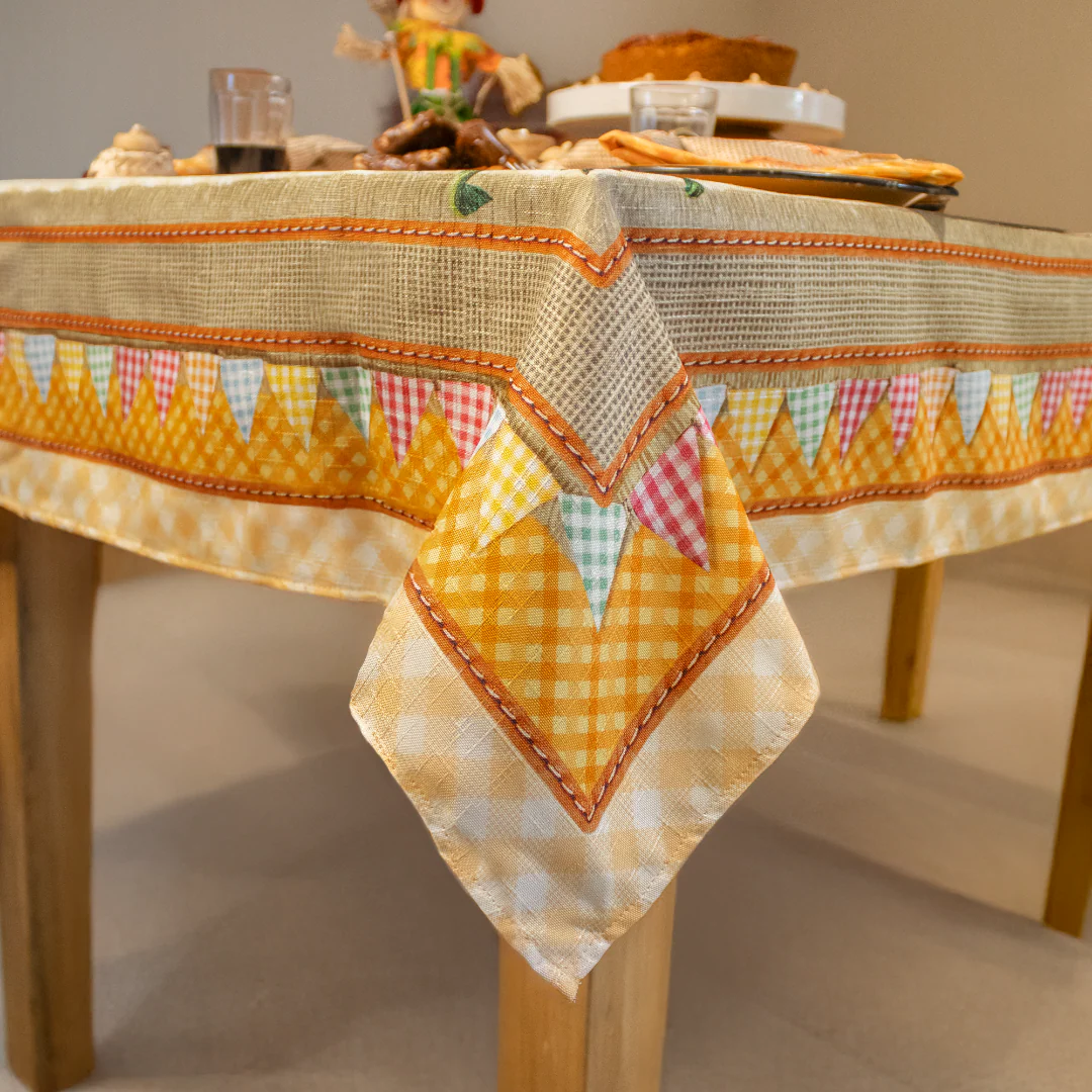 Toalha de Mesa 140x270 São João mesa de 8 a 10 lugares 009  Belchior