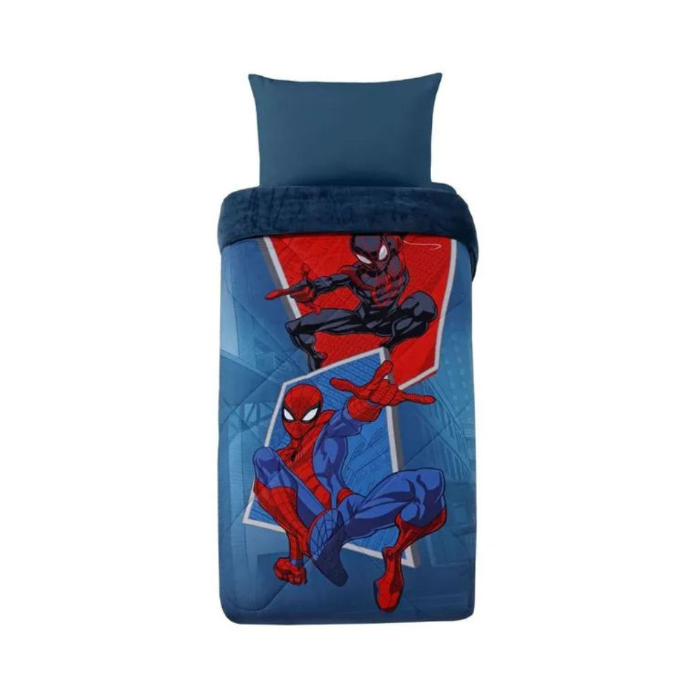 Edredom Plush Disney Spidermann Team Solteiro 160×240 Hedrons