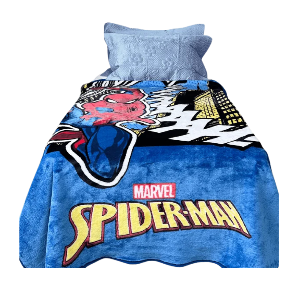 Cobertor Disney Homem Aranha Solteiro 150×200 Jolitex