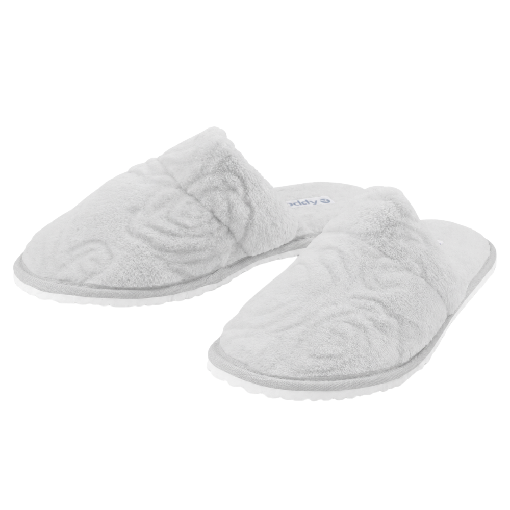 Chinelo Pantufa de Microfibra Lady Cinza Nevoa Appel