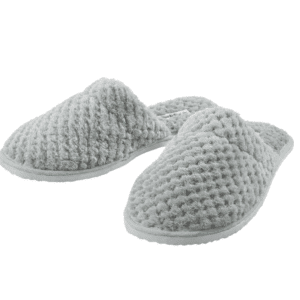 Chinelo Pantufa de Microfibra Pollo Cinza Vapor Appel